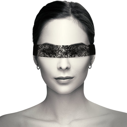 Chic Desire schwarze Spitzenmaske - Coquette : Completo - 1