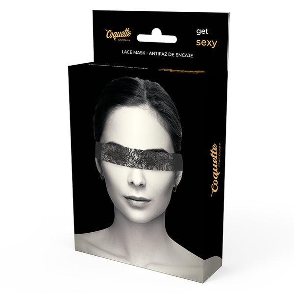 Chic Desire schwarze Spitzenmaske - Coquette - 2