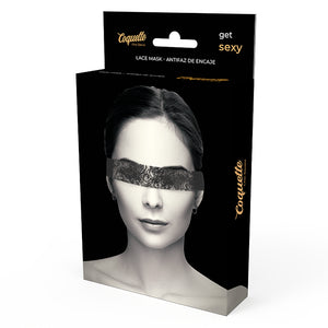 Chic Desire schwarze Spitzenmaske - Coquette : Completo - 2