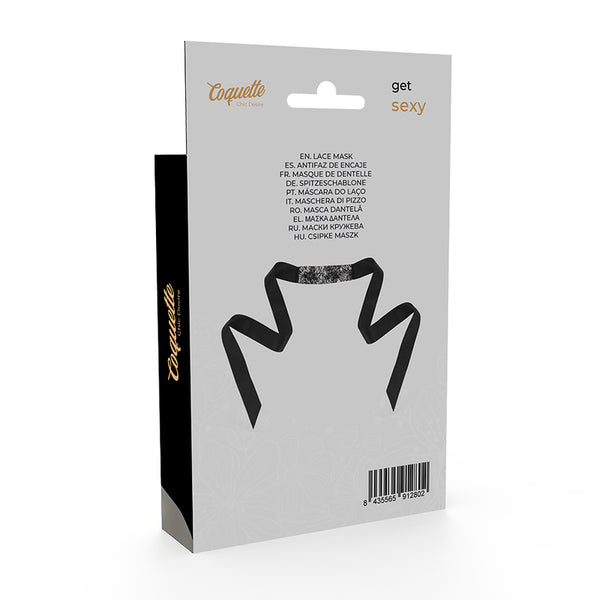 Chic Desire schwarze Spitzenmaske - Coquette : Completo - 3