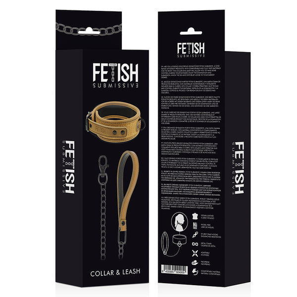 HALSKETTE MIT KETTE - Fetish Fantasy Gold - 3