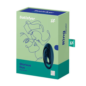 Herrliches Duo Vibrationsring Blau - Satisfyer - 1
