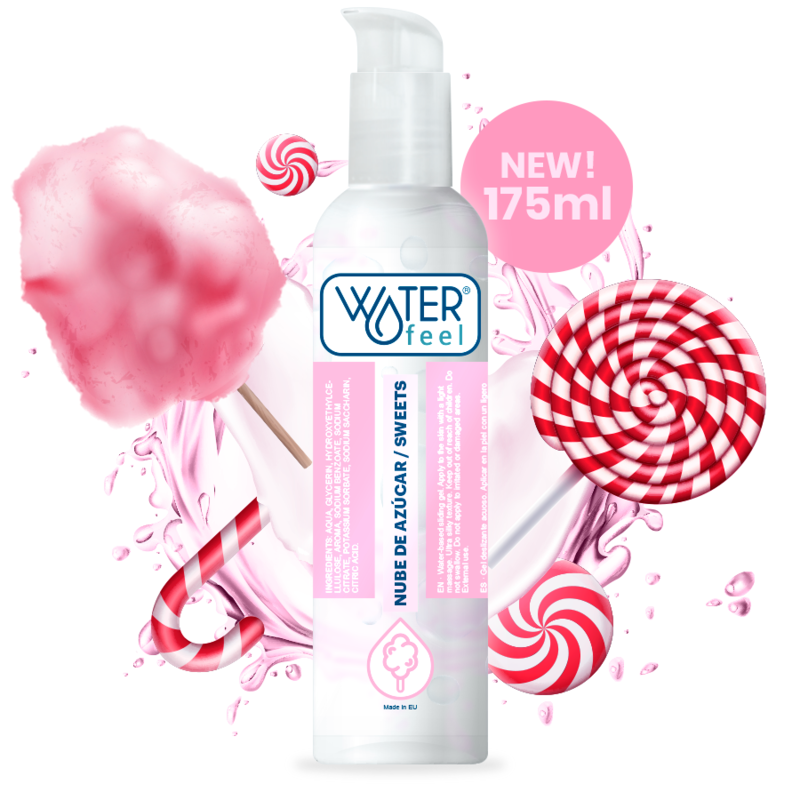 Zuckerwolken-Schmiermittel 175 ml - es, en, nl, fr - Waterfeel - 1