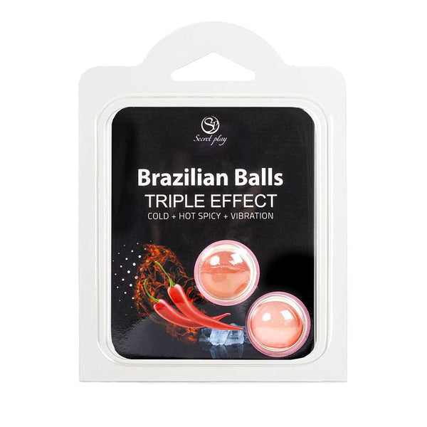 Set 2 Brasilianische Bälle Triple Effekt - Secret Play - 1