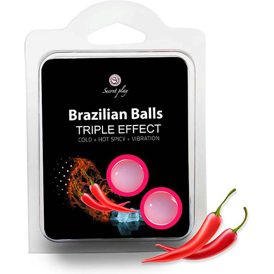 Set 2 Brasilianische Bälle Triple Effekt - Secret Play - 1