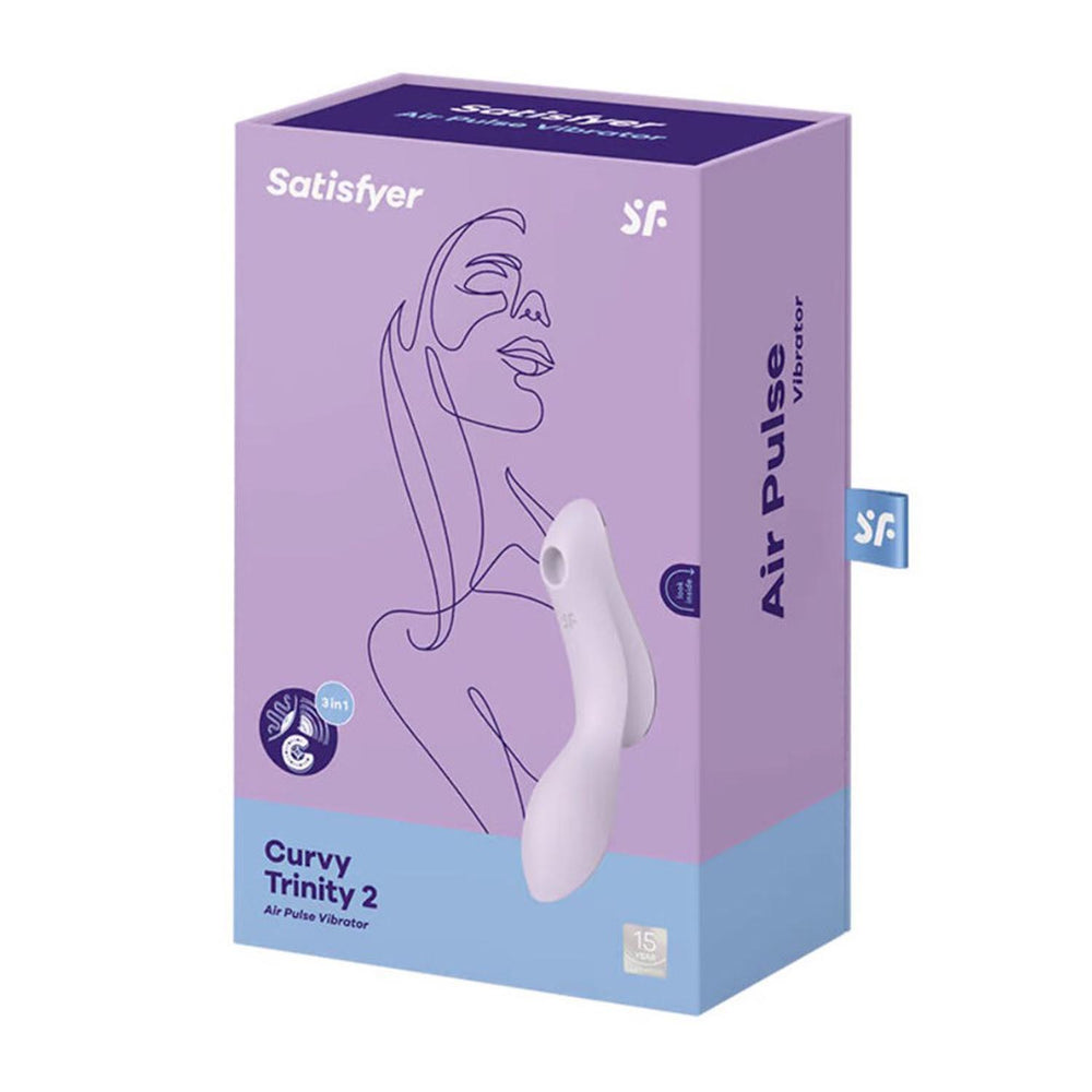 Curvy Trinity 2 Stimulator und Vibrator - Lila - Satisfyer - 1