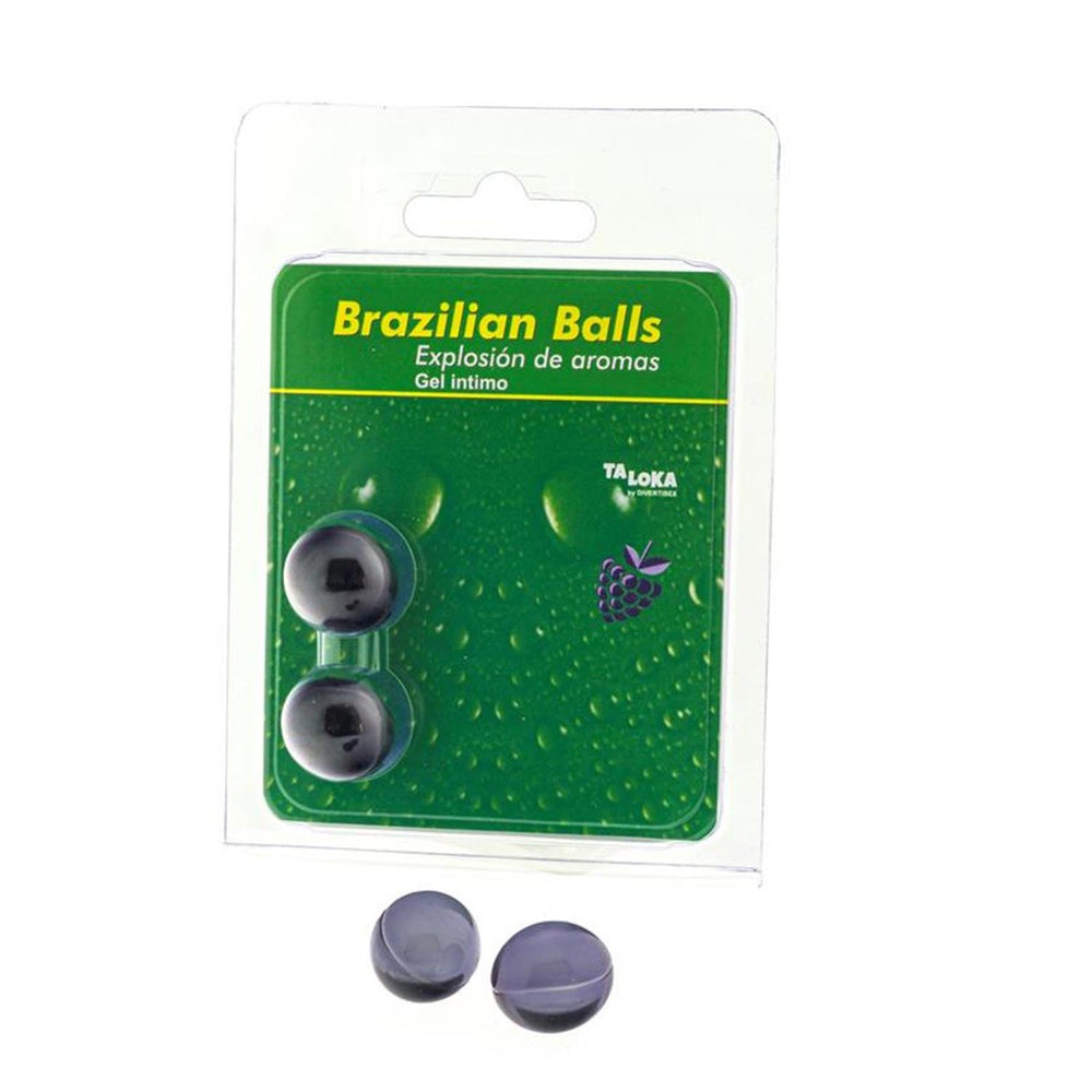 Brasilianische Bälle Intimgel Waldfrucht 2 Bälle - Taloka - 1