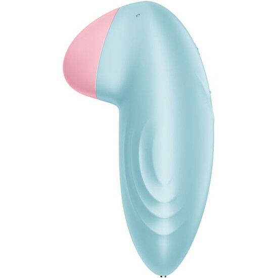 Tropischer Vibrator mit Lay-on-Tipp - Blau - Satisfyer - 4