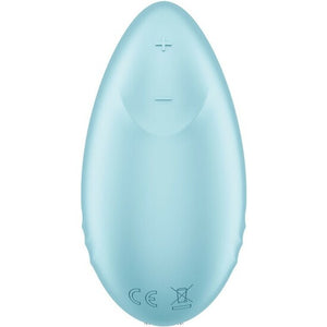 Tropischer Vibrator mit Lay-on-Tipp - Blau - Satisfyer - 5