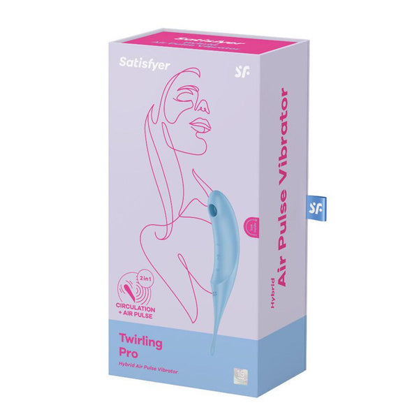 Twirling Pro Stimulator und Vibrator - Blau - Satisfyer - 1