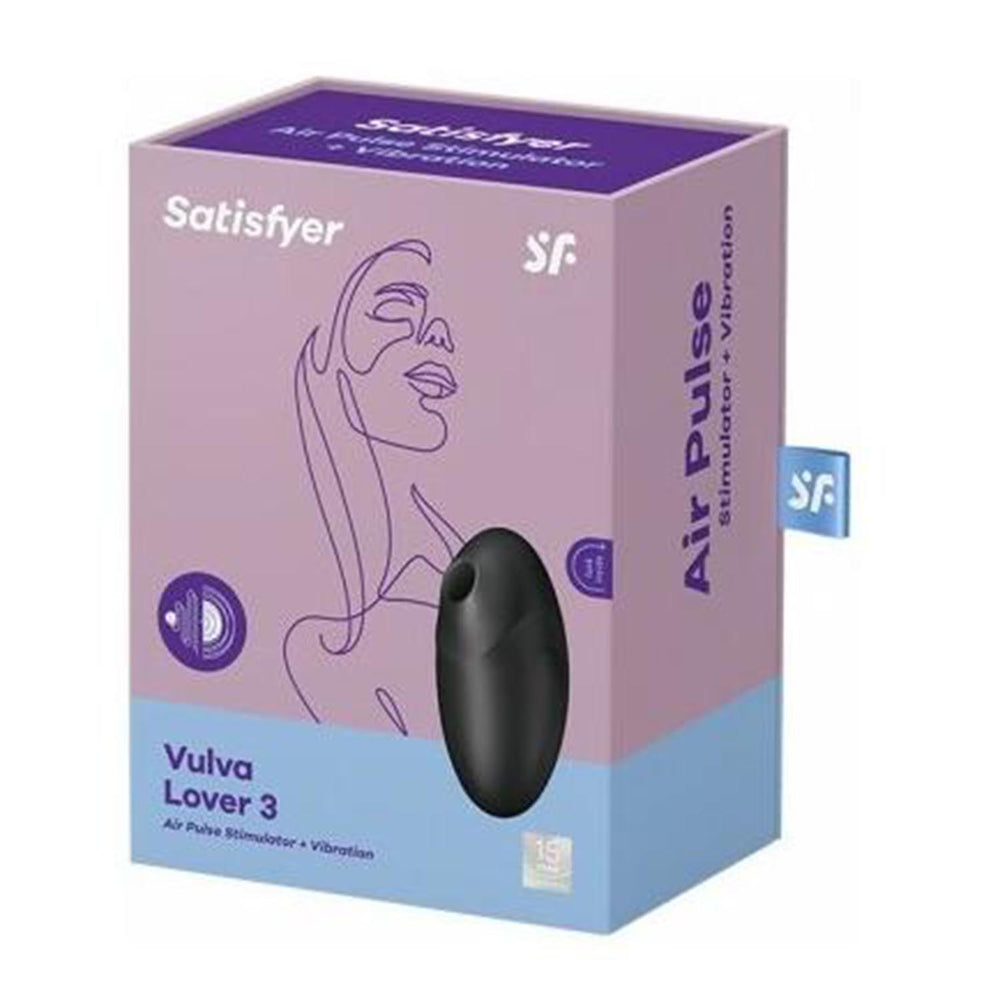 Vulva Lover 3 Stimulator und Vibrator - Schwarz - Satisfyer - 1