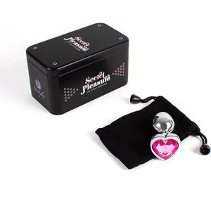 Secret Play - Metall Butt Plug Herz Pink Größe S 7 cm - Secret Play - 2