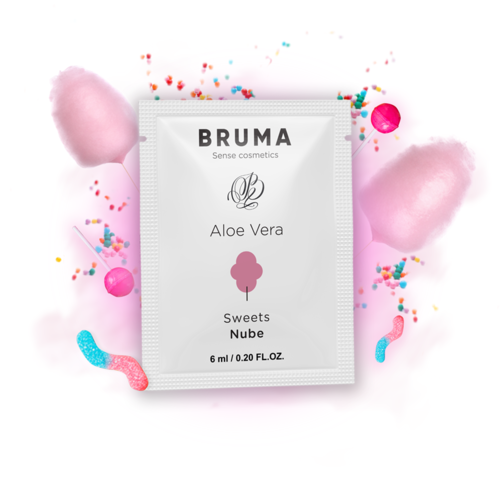 Gleitgel mit Aloe Vera Geschmack nach Wolke 6 ml - Bruma - 1