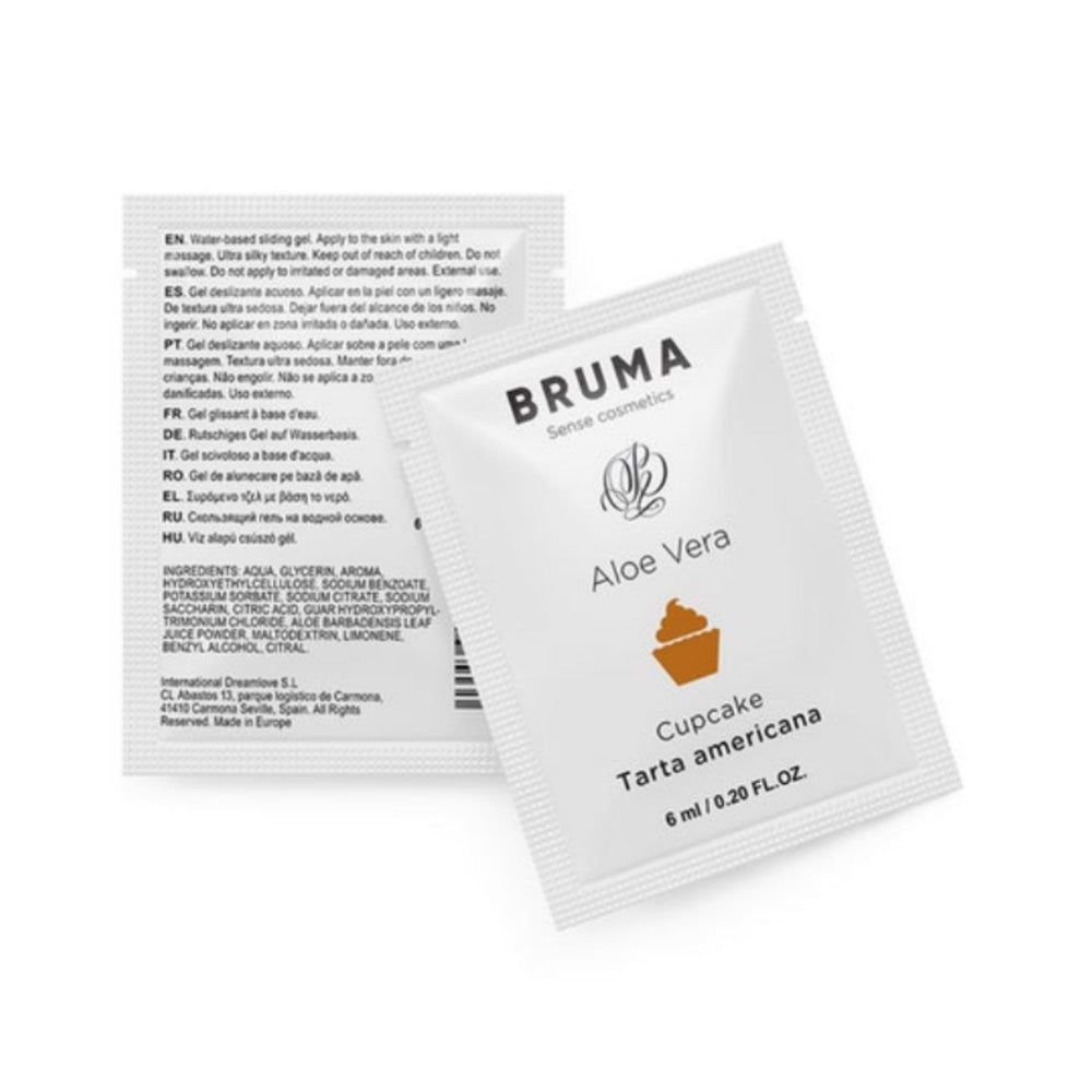 6 ml Gleitgel mit Aloe Vera Geschmack nach amerikanischem Kuchen - Bruma - 1