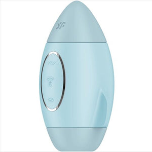 Mission Control Blue Small Double Boost Vibrator - Satisfyer - 2