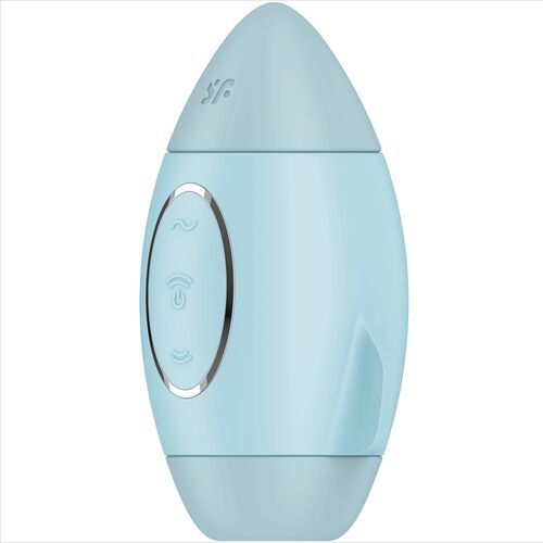 Mission Control Blue Small Double Boost Vibrator - Satisfyer - 2