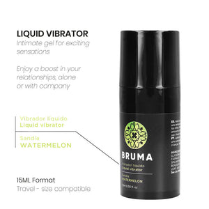 Wassermelonen-Geschmack Flüssiges Vibrator-Gel 15ml - Bruma - 5