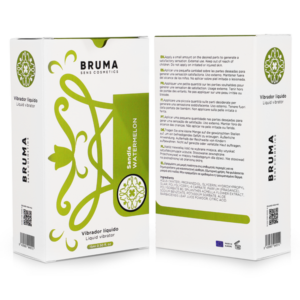 Wassermelonen-Geschmack Flüssiges Vibrator-Gel 15ml - Bruma - 3