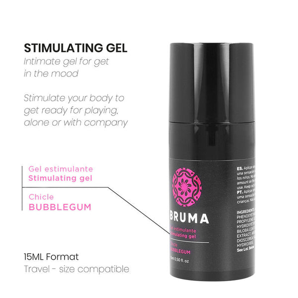 Orgasmus-Verstärker-Gel mit Kaugummi-Geschmack 15ml - Bruma - 4