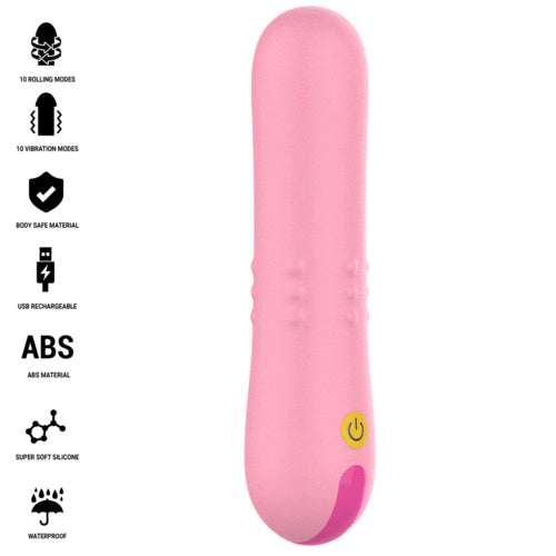 Barbara Vibrator mit rotierenden Perlen - Intense - 4