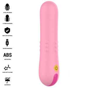 Barbara Vibrator mit rotierenden Perlen - Intense - 4