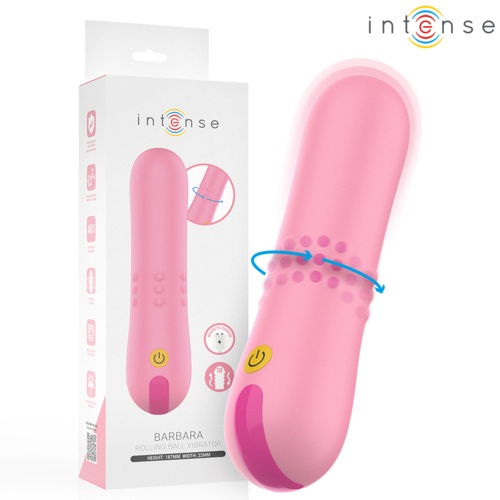 Barbara Vibrator mit rotierenden Perlen - Intense - 1