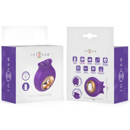 Tuli Klitorisstimulator 9 Vibrationen & 9 Schwingungen - Lila - Intense - 5