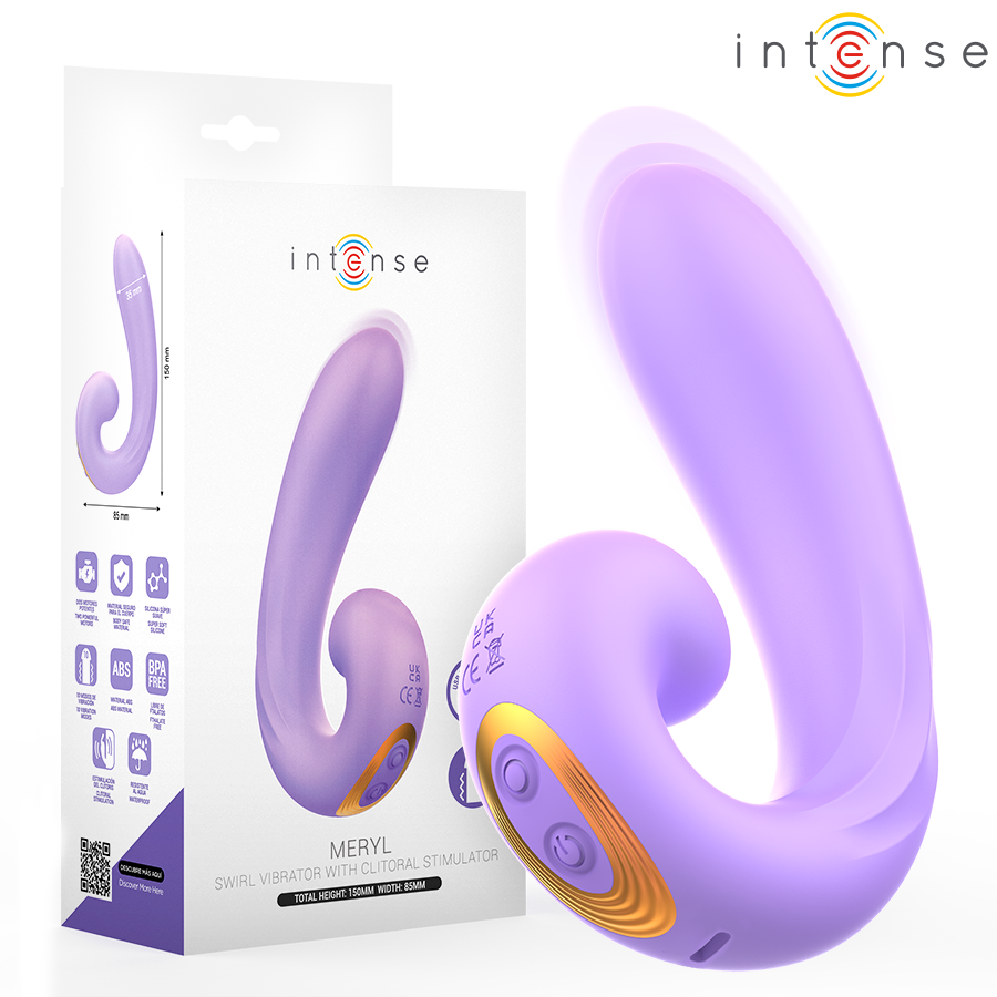 Clitoral Stimulator Meryl Double Vibration - Intense - 1