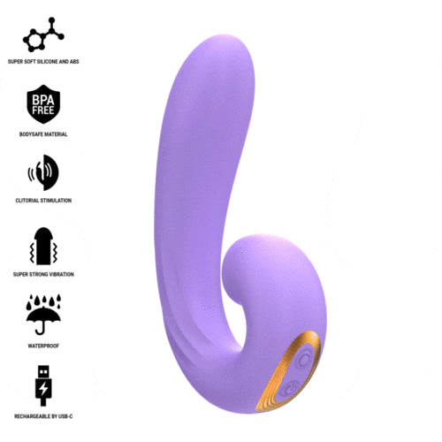 Clitoral Stimulator Meryl Double Vibration - Intense - 5