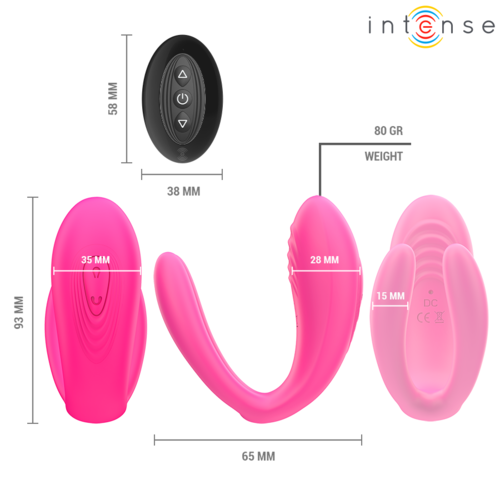 Vibrator & Stimulator mit Fernbedienung Julia - Intense - 1