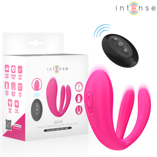 Vibrator & Stimulator mit Fernbedienung Julia - Intense - 1