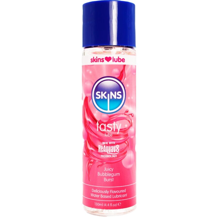 Wasserbasiertes Gleitmittel Kaugummi Geschmack 130ml - Skins - 1