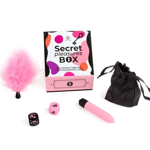 Pleasure Box für Paare mit Würfeln, Vibrationskugel und Feder - Secret Pleasures Box - Secret Play - 1