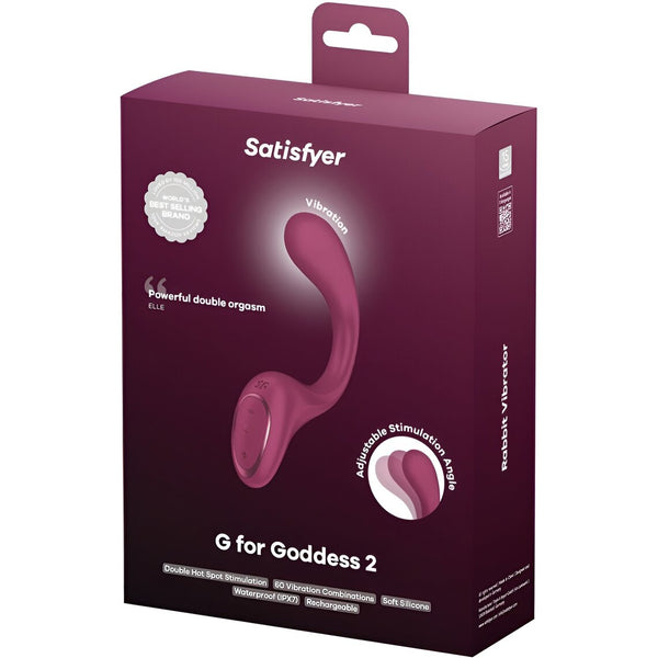 Hasevibrator "G For Goddess 2" Bordeaux - Satisfyer - 1