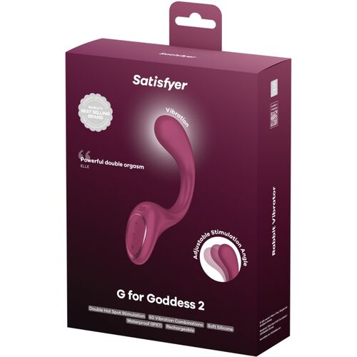 Hasevibrator "G For Goddess 2" Bordeaux - Satisfyer - 1