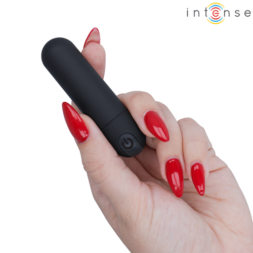 Mini Vibrator Bullet Karen 10 Modi Wiederaufladbar - Schwarz - Intense - 1