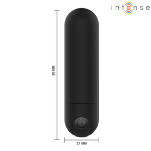 Mini Vibrator Bullet Karen 10 Modi Wiederaufladbar - Schwarz - Intense - 5