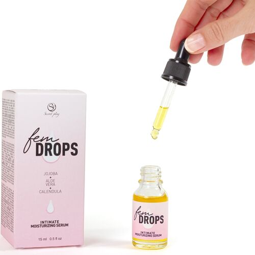 FEM DROPS Feuchtigkeitsserum für den Intimbereich 15 ml - Secret Play - 1