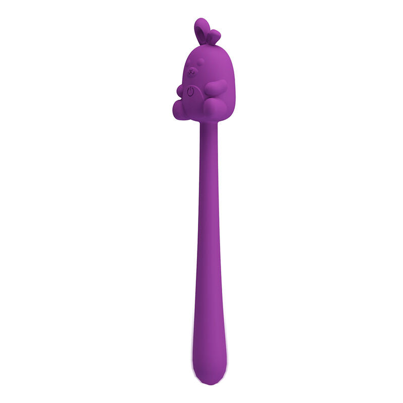Flexibler Vibrator Cute Bunny Flirting Stick Wiederaufladbar USB Lila - Flirtation - 1