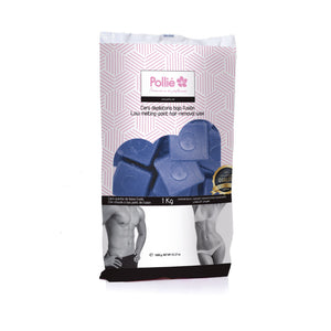 Heißwachstabletten 1 kg - Blaues Wachs - Pollié - 1