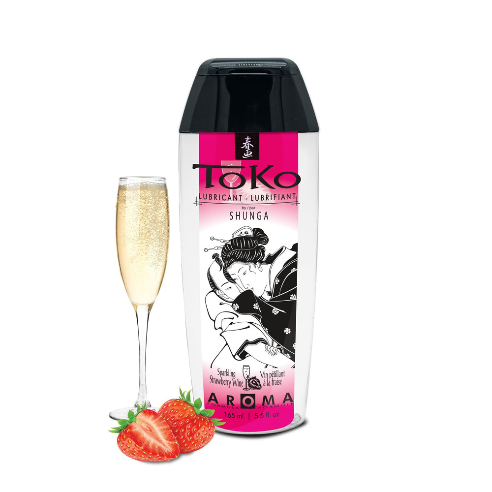 Toko Aroma Lubricant Erdbeeren mit Cava. - Schmiermittel - Shunga - 1