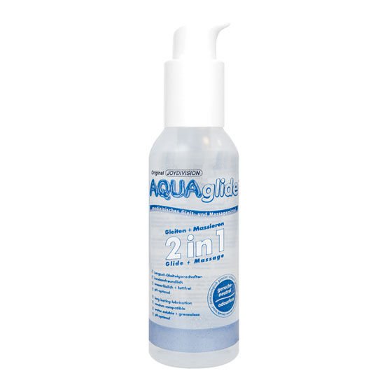 2 in 1 Gleitmittel + Massage 125 ml - Aquaglide - 1