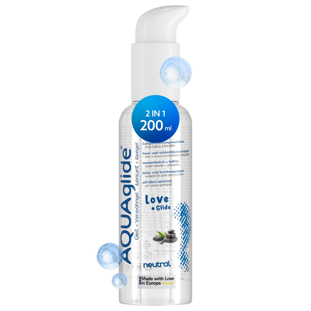 2 in 1 Gleitmittel + Massage 125 ml - Aquaglide - 1