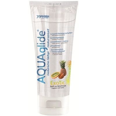 Gleitmittel mit exotischem Geschmack 100 ml - Aquaglide - 1