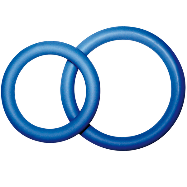 Duo Erection Enhancer Ringe Größe M Blau - Potenzduo - 2