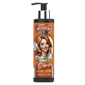 Color Mask - 300 ml - Dona Flora | Lebendige Farbtöne und Haarpflege - Dona Flora : Cobre - 1