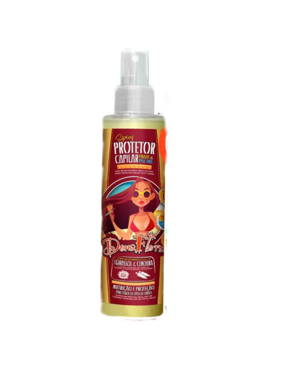 Haarschutzspray für Strand und Pool 200ml - Dona Flora - 1