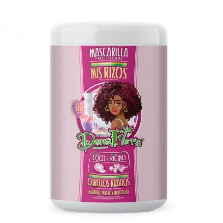 Locken-Set: Shampoo 1000ml + Haarmaske 1000ml - Dona Flora - 3