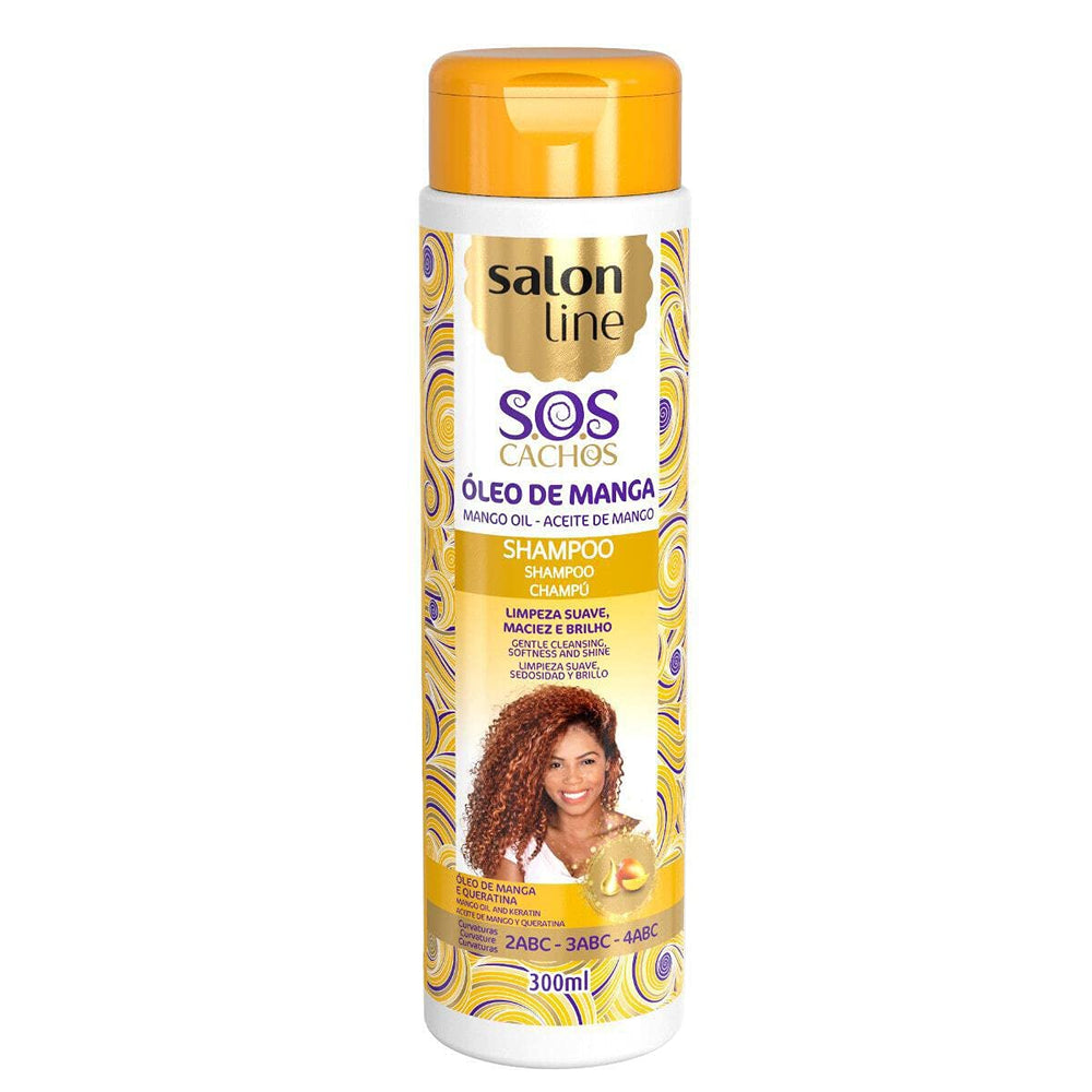 Mango-Öl-Shampoo – 300 ml – Salon Line | Ernährung und Reparatur für trockenes Haar - Salon Line - 1