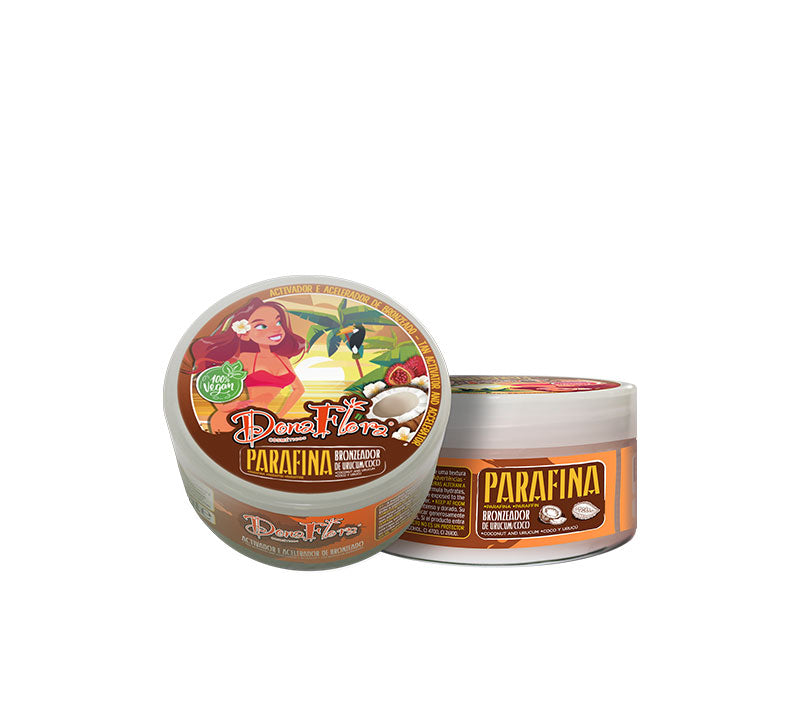 Kokosnuss- und Urucum-Bräunungswachs 200ml - Dona Flora - 1